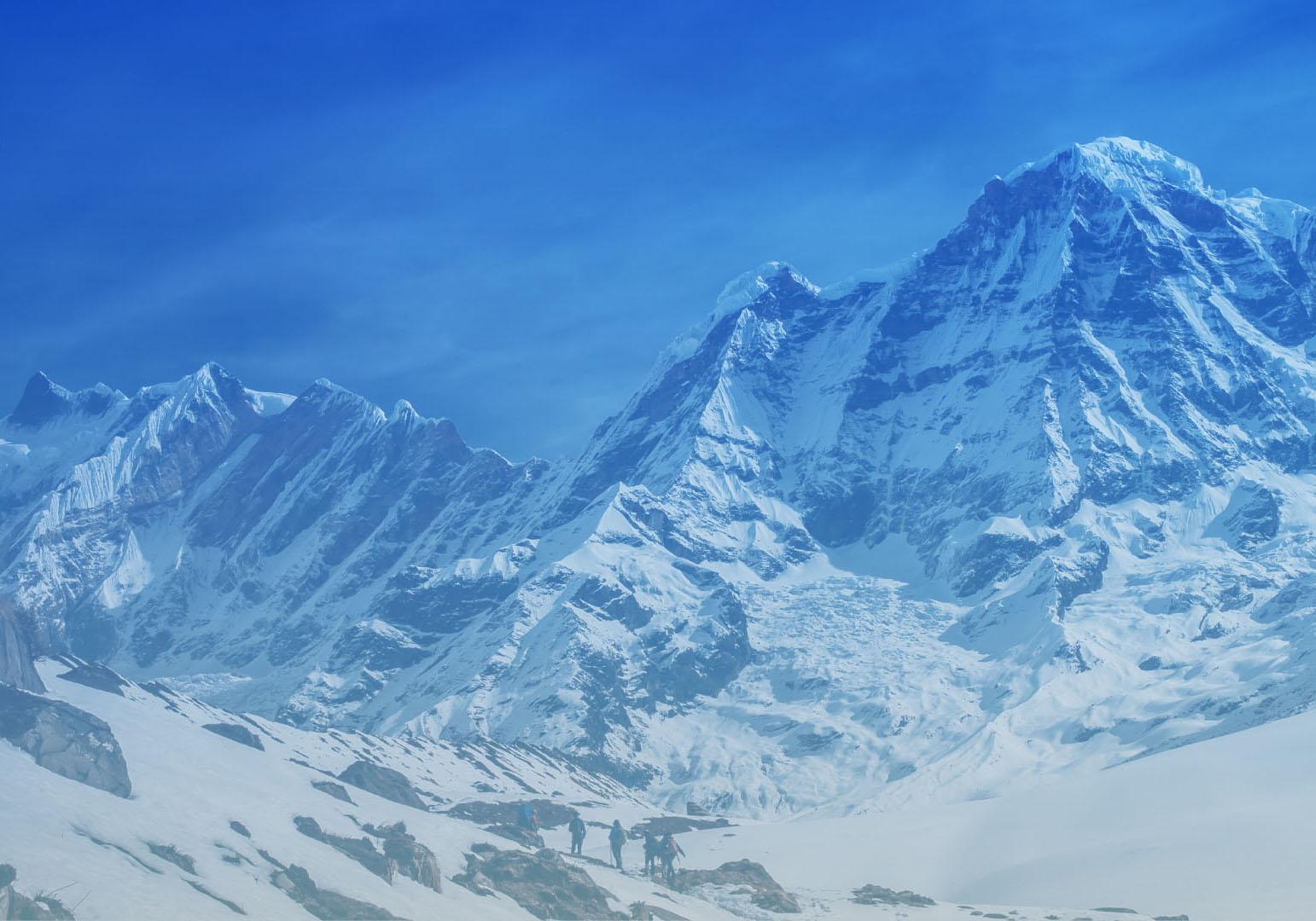 snowy mountains
